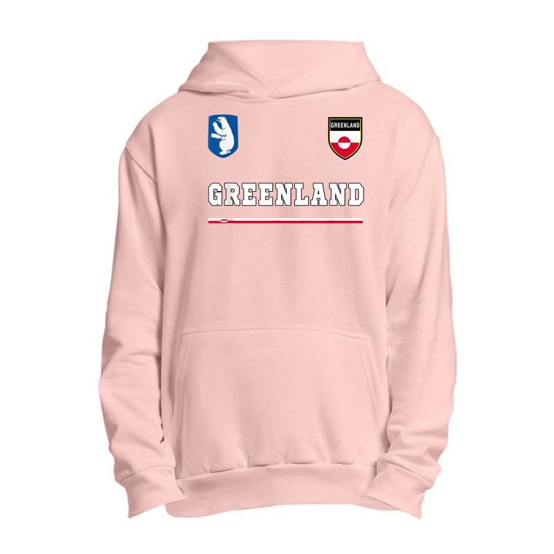 Greenland Sportsoccer Jersey Tee Flag Football Nuuk T Shirt Urban Pullover Hoodie | Artistshot