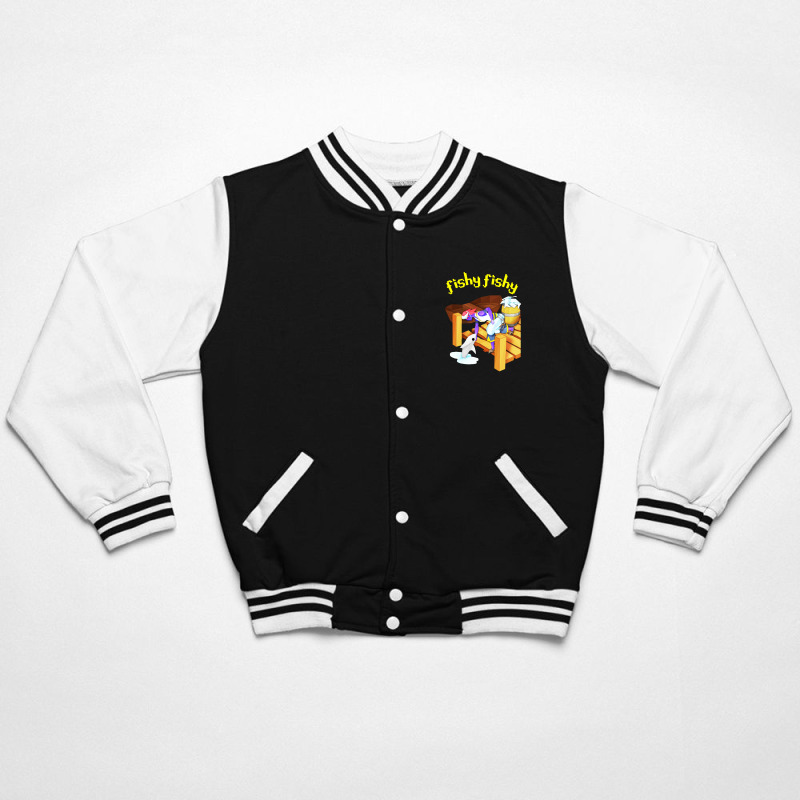 Fishy Fishy! Crewneck Bomber Jacket | Artistshot