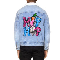 Easter Hip Hop Gnome Unisex Sherpa-lined Denim Jacket | Artistshot