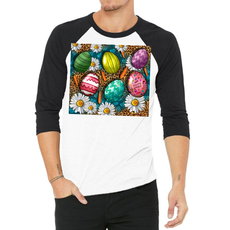 Easter Eggs 3/4 Sleeve Shirt | Artistshot