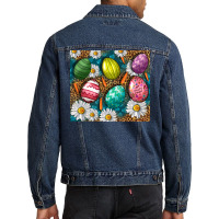 Easter Eggs Men Denim Jacket | Artistshot