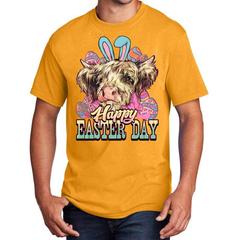 Easter Day Cow Basic T-shirt | Artistshot