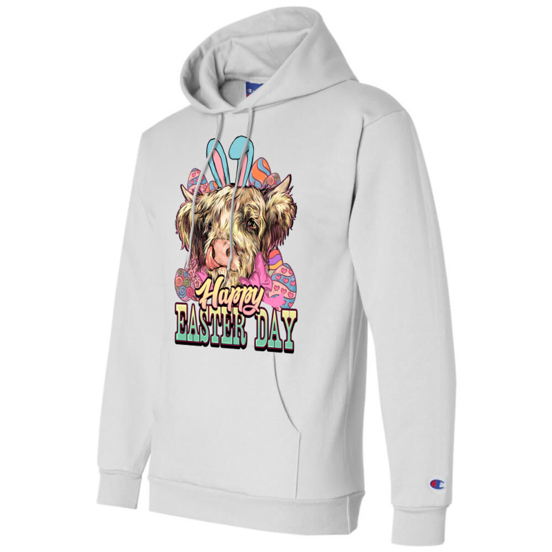 Easter Day Cow Champion Hoodie | Artistshot