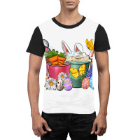 Easter Coffee Cups Graphic T-shirt | Artistshot