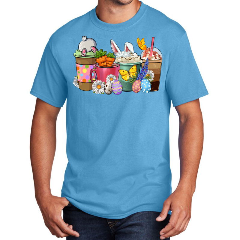 Easter Coffee Cups Basic T-shirt | Artistshot