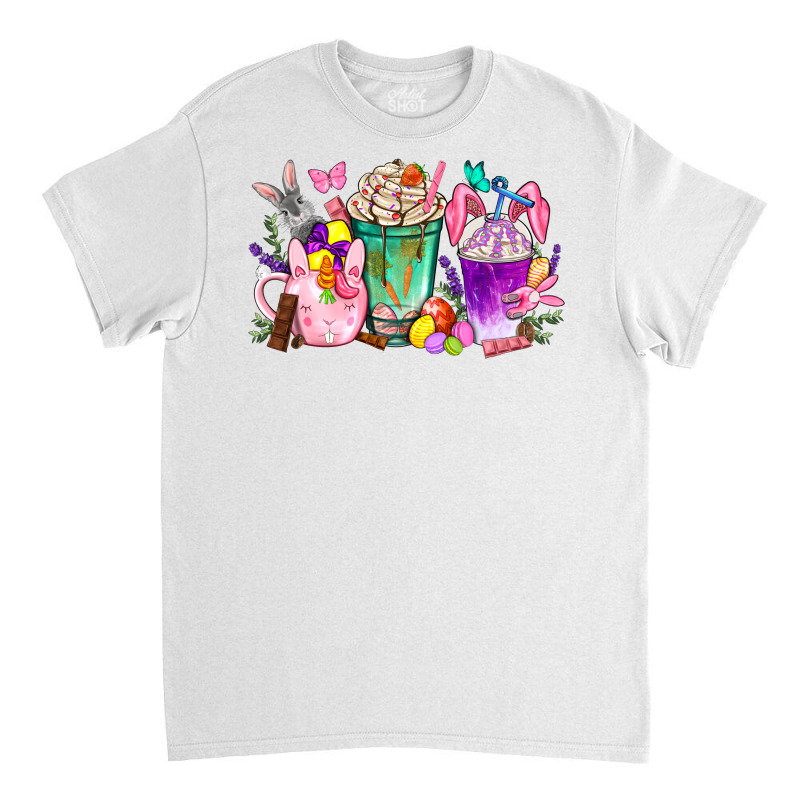 Easter Coffee Cups With Bunny Classic T-shirt | Artistshot