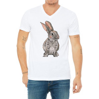 Easter Bunny V-neck Tee | Artistshot