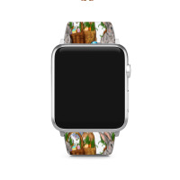 Bunnys Carrots Eggs With Basket Easter Apple Watch Band | Artistshot