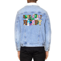 Don't Worry Be Hoppy Unisex Sherpa-lined Denim Jacket | Artistshot