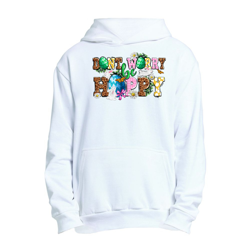 Don't Worry Be Hoppy Urban Pullover Hoodie | Artistshot