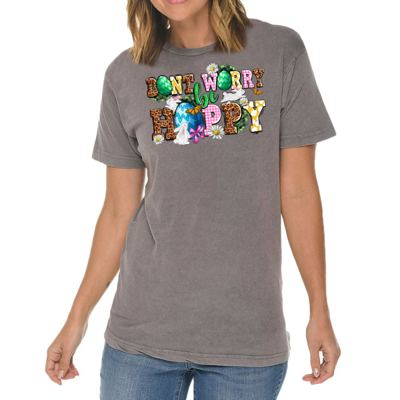 Don't Worry Be Hoppy Vintage T-shirt | Artistshot