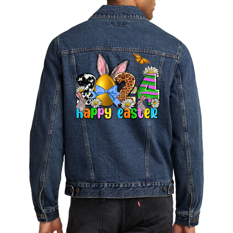 2024 Happy Easter Men Denim Jacket | Artistshot