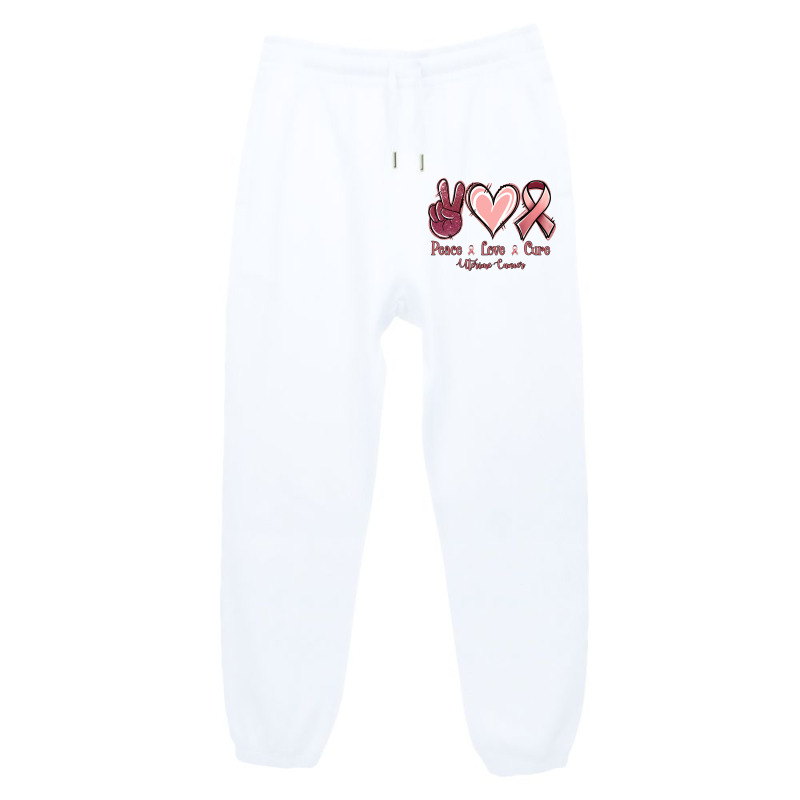 Peace Love Cure Uterine Cancer Urban Sweatpant | Artistshot