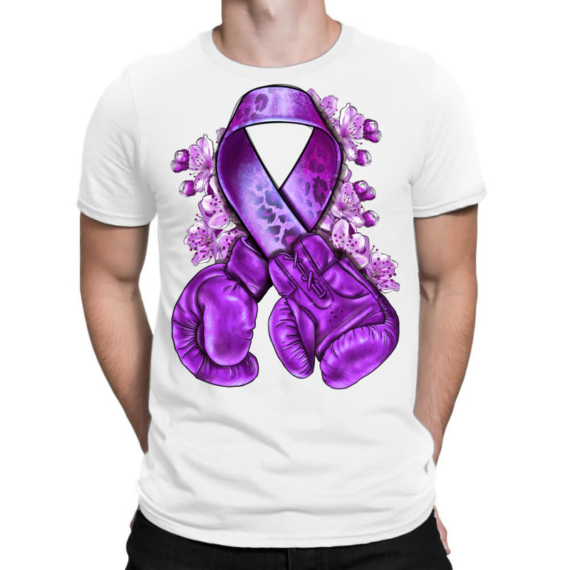 Domestic Violence Warrior Purple Ribbon T-shirt | Artistshot