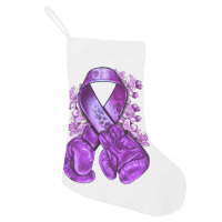 Domestic Violence Warrior Purple Ribbon Holiday Stocking | Artistshot