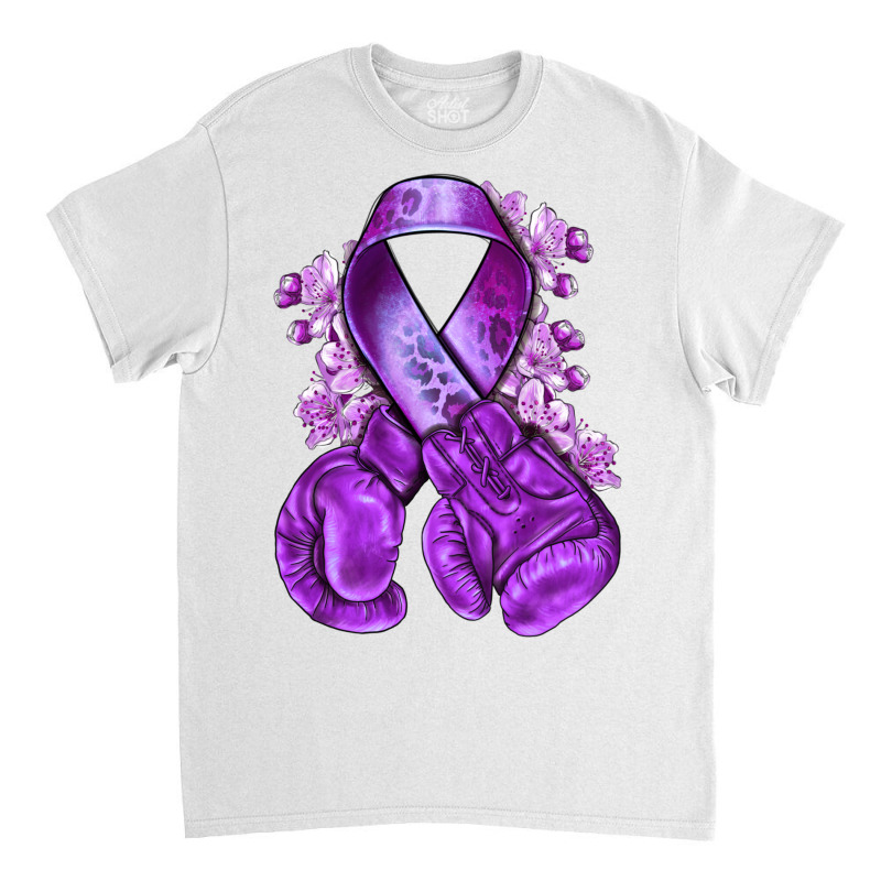 Domestic Violence Warrior Purple Ribbon Classic T-shirt | Artistshot