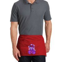 Domestic Violence Warrior Purple Ribbon Waist Apron | Artistshot