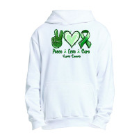 Peace Love Cure Liver Cancer Urban Pullover Hoodie | Artistshot