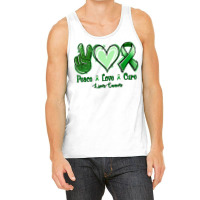 Peace Love Cure Liver Cancer Tank Top | Artistshot