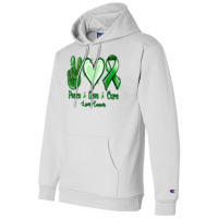 Peace Love Cure Liver Cancer Champion Hoodie | Artistshot