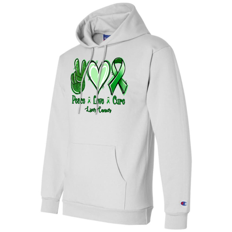 Peace Love Cure Liver Cancer Champion Hoodie | Artistshot