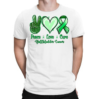 Peace Love Cure Gallbladder Cancer T-shirt | Artistshot