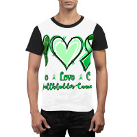 Peace Love Cure Gallbladder Cancer Graphic T-shirt | Artistshot