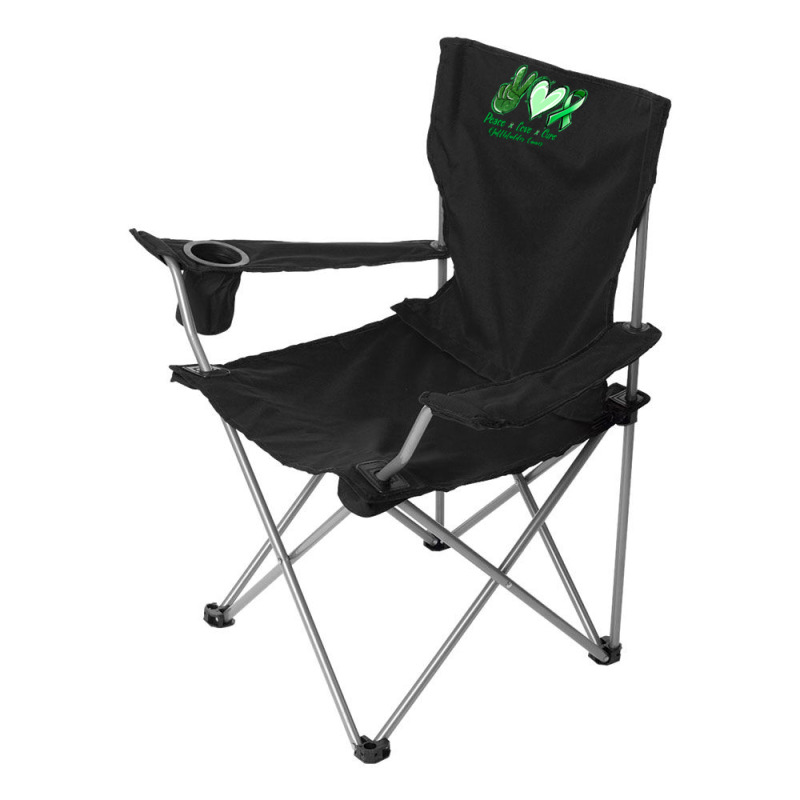 Peace Love Cure Gallbladder Cancer Camping Chair | Artistshot