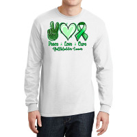 Peace Love Cure Gallbladder Cancer Long Sleeve Shirts | Artistshot