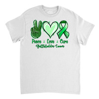 Peace Love Cure Gallbladder Cancer Classic T-shirt | Artistshot