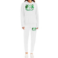 Peace Love Cure Gallbladder Cancer Hoodie & Jogger Set | Artistshot