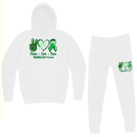 Peace Love Cure Gallbladder Cancer Hoodie & Jogger Set | Artistshot