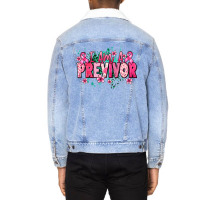 I Am A Previvor Unisex Sherpa-lined Denim Jacket | Artistshot