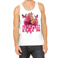 Hope Breast Cancer Caucasian Hand Nails Tank Top | Artistshot