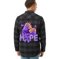 Hope All Cancers Nails Flannel Shirt | Artistshot