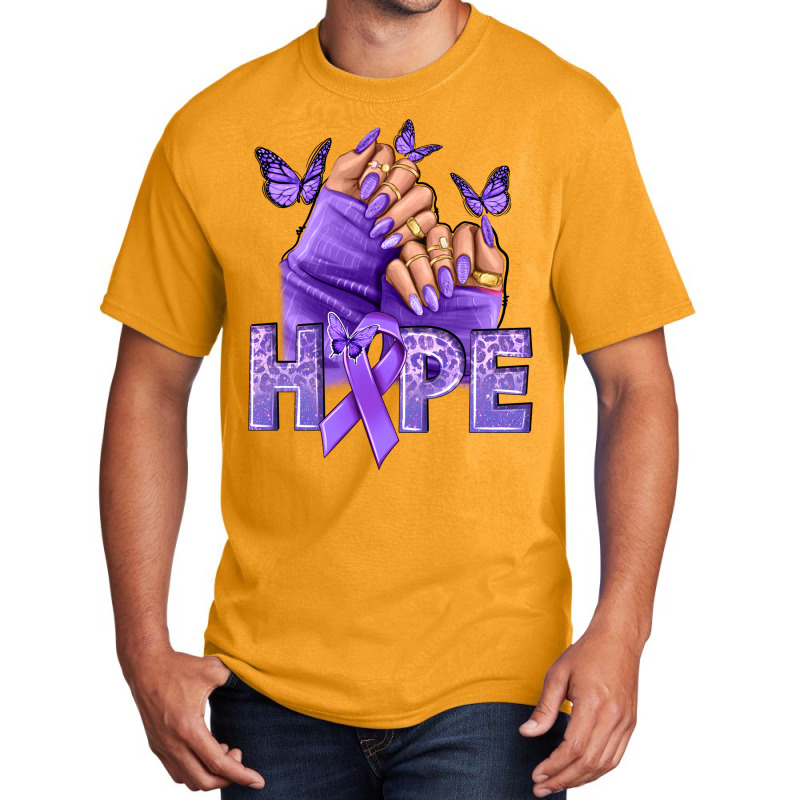 Hope All Cancers Nails Basic T-shirt | Artistshot