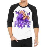 Hope All Cancers Nails 3/4 Sleeve Shirt | Artistshot