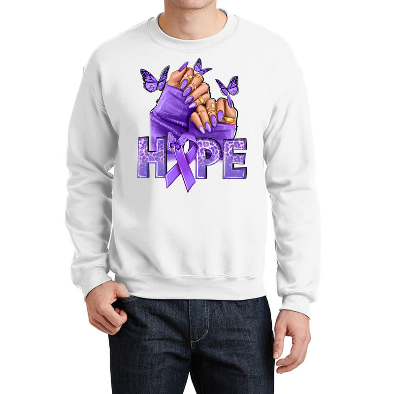 Hope All Cancers Nails Crewneck Sweatshirt | Artistshot