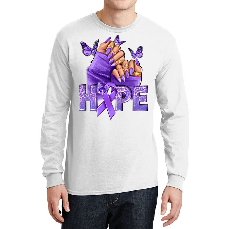 Hope All Cancers Nails Long Sleeve Shirts | Artistshot