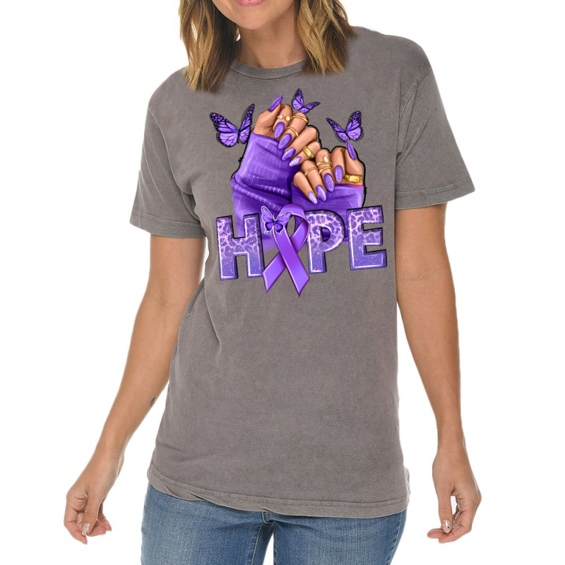 Hope All Cancers Nails Vintage T-shirt | Artistshot