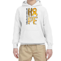 Finding The Cure Starts With Hope Childhood Cancer Youth Hoodie | Artistshot