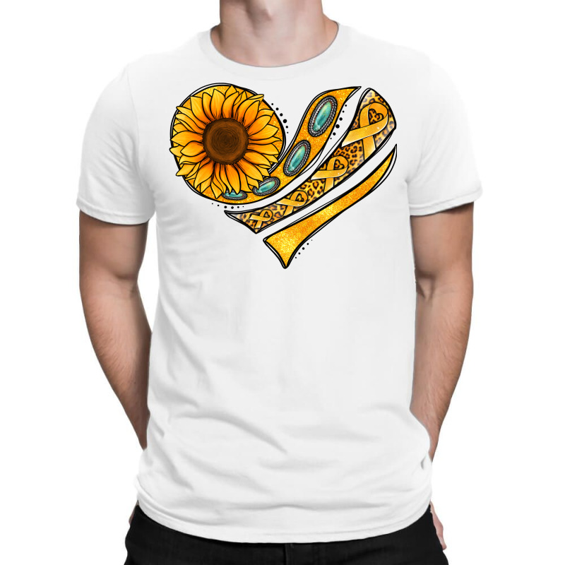 Childhood Cancer Awareness Heart T-shirt | Artistshot