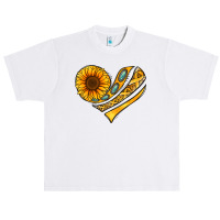 Childhood Cancer Awareness Heart Urban Heavy T-shirt | Artistshot