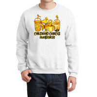 Childhood Cancer Awareness Coffee Cups Crewneck Sweatshirt | Artistshot