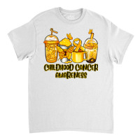 Childhood Cancer Awareness Coffee Cups Classic T-shirt | Artistshot