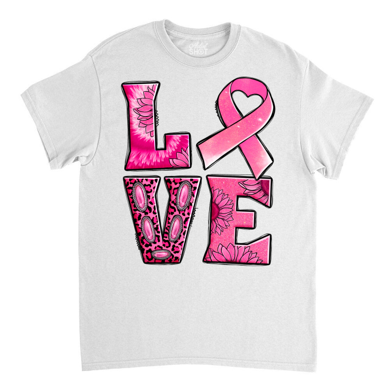 Breast Cancer Love Classic T-shirt | Artistshot