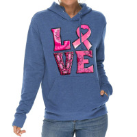 Breast Cancer Love Lightweight Hoodie | Artistshot