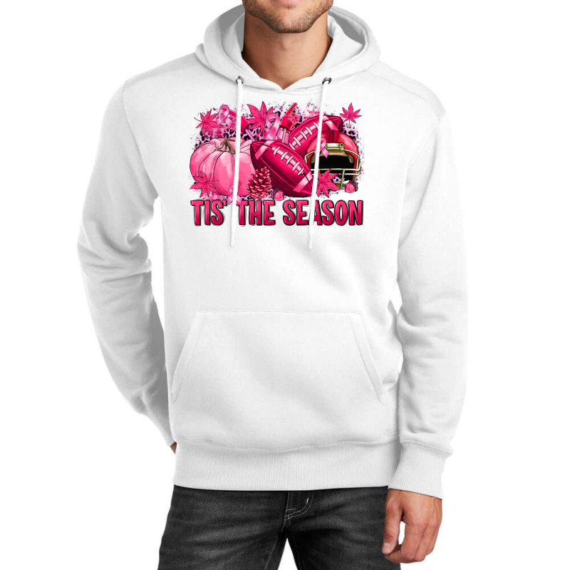 Tis' The Season Football Breast Cancer Unisex Hoodie | Artistshot