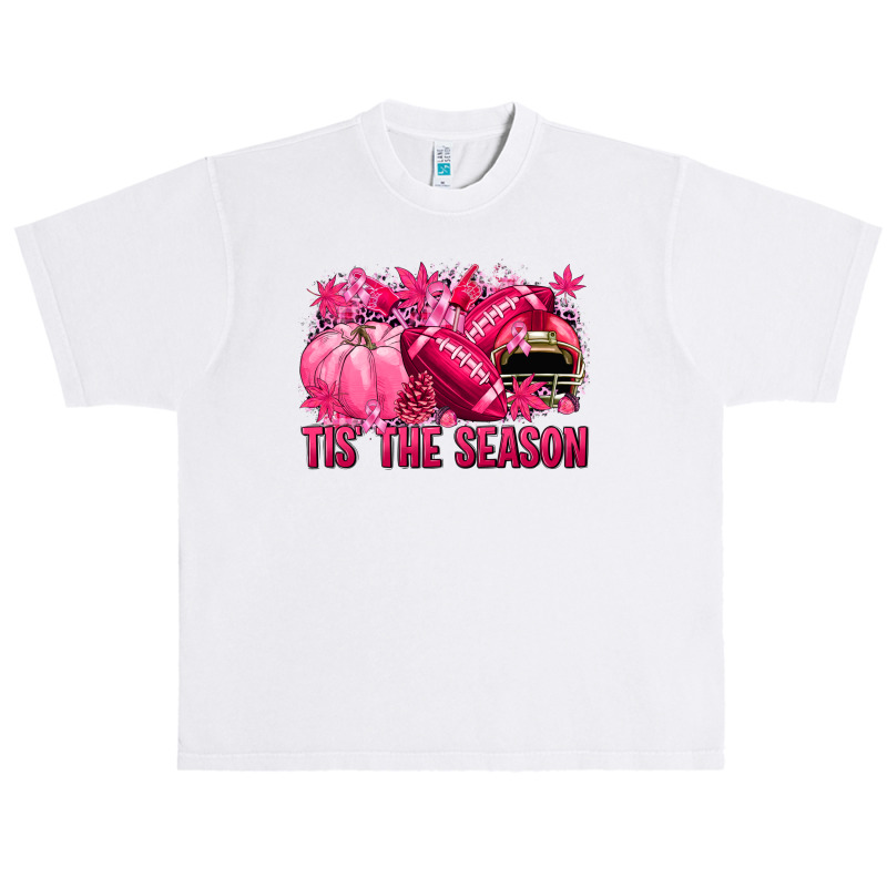 Tis' The Season Football Breast Cancer Urban Heavy T-shirt | Artistshot