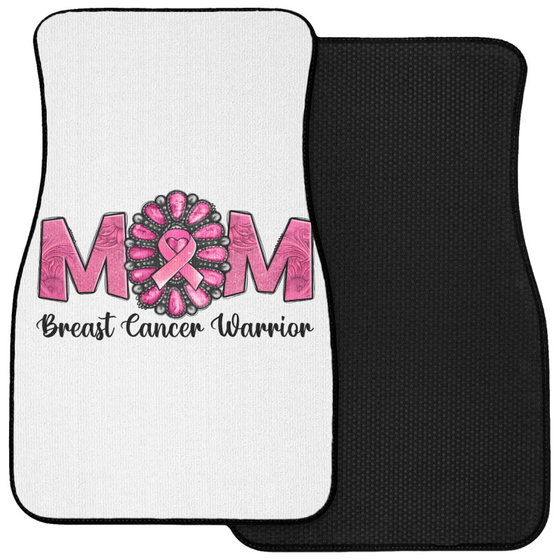 Breast Cancer Warrior Mom Front Car Mat | Artistshot